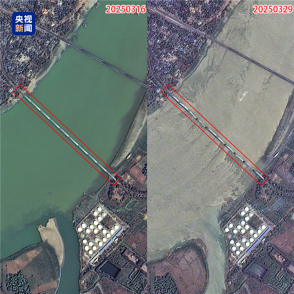 1700人不幸遇难：中国卫星拍下缅甸7.9级大地震惨烈一幕
