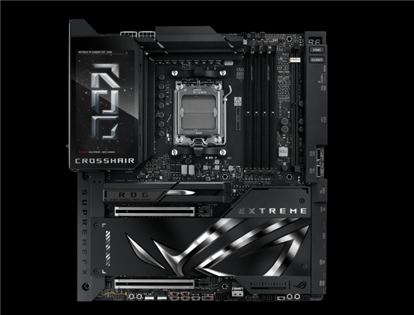 9999元!ROG CROSSHAIR X870E EXTREME发布:锐龙9000最豪华主板