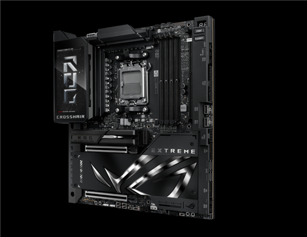 9999元!ROG CROSSHAIR X870E EXTREME发布:锐龙9000最豪华主板