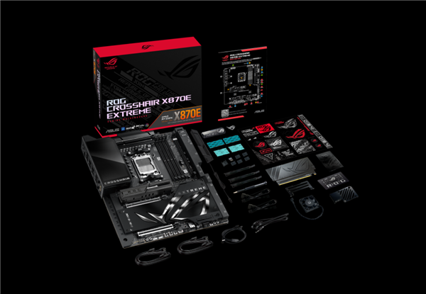 9999元!ROG CROSSHAIR X870E EXTREME发布:锐龙9000最豪华主板