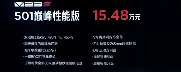 12.28万起 奇瑞iCAR全新超级V23上市:455马力不怵奥迪RS5