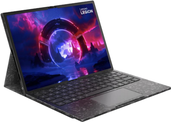 联想展示拯救者Legion Go Fold概念掌机：7.7寸折叠屏秒变11.6寸