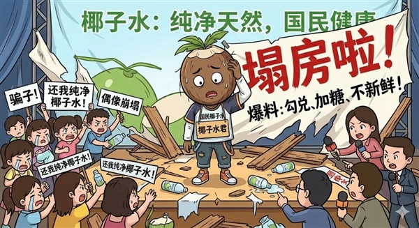 他们给椰子水做了个亲子鉴定 结果真查出隔壁老王了