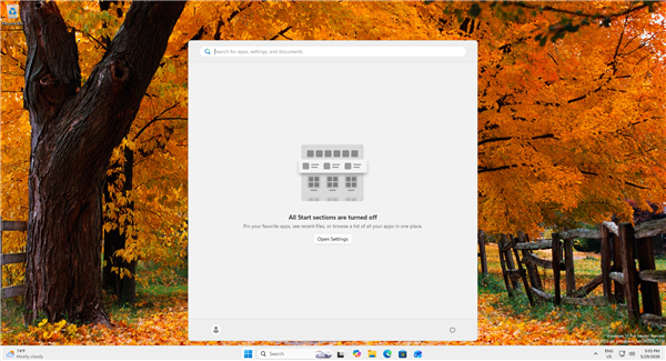 Win 11开始菜单大改：想关啥就关啥 可空白一片