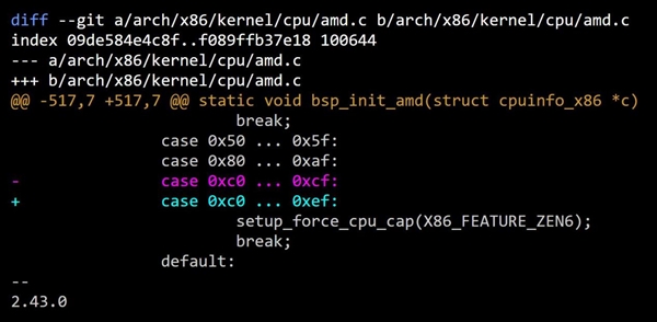 AMD Zen6阵容比预期更庞大！Linux补丁新增32款型号