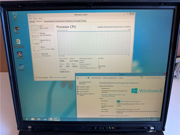 26年Windows全通关！单核ThinkPad T43封神：裸机跑遍NT到Win10