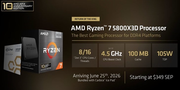 AMD正式官宣！AM5插槽寿命延长至2029年：Zen7也不用换主板了