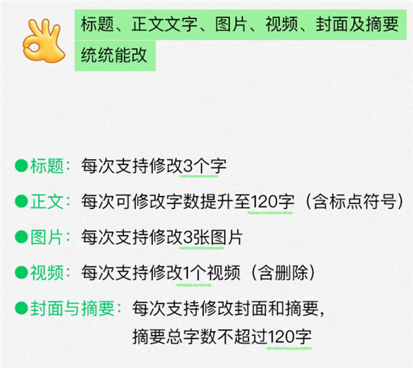 微信公众号为什么不能随便修改！其实 后悔药能吃3次