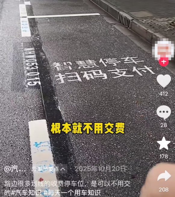 路边的停车位 到底该不该交钱？